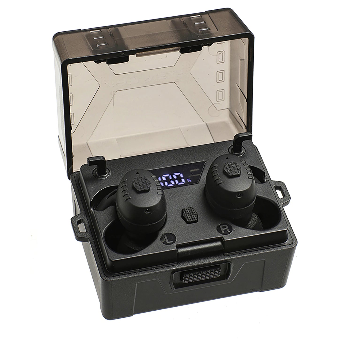 ARMNEXTShooting Earplugs ANC NRR27dBTactical Bluetooth Earbuds with Active Noise Cancelling for Hunting Military Ear Protection