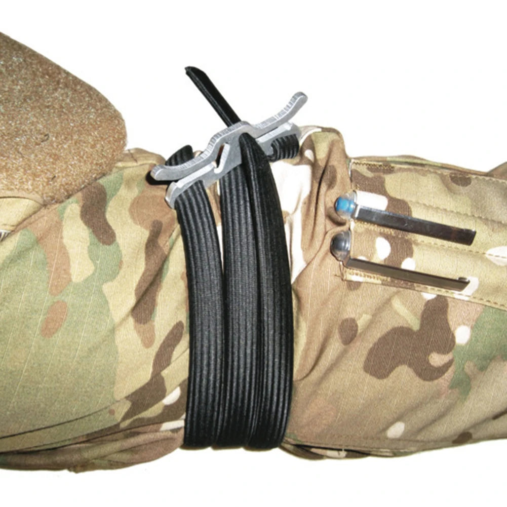5-20PCS First Aid Elastic Ropes Fast Hemostasis EDC Tourniquet Tools Belt Survival Equipment Combat Application Outdoor EDC Gear