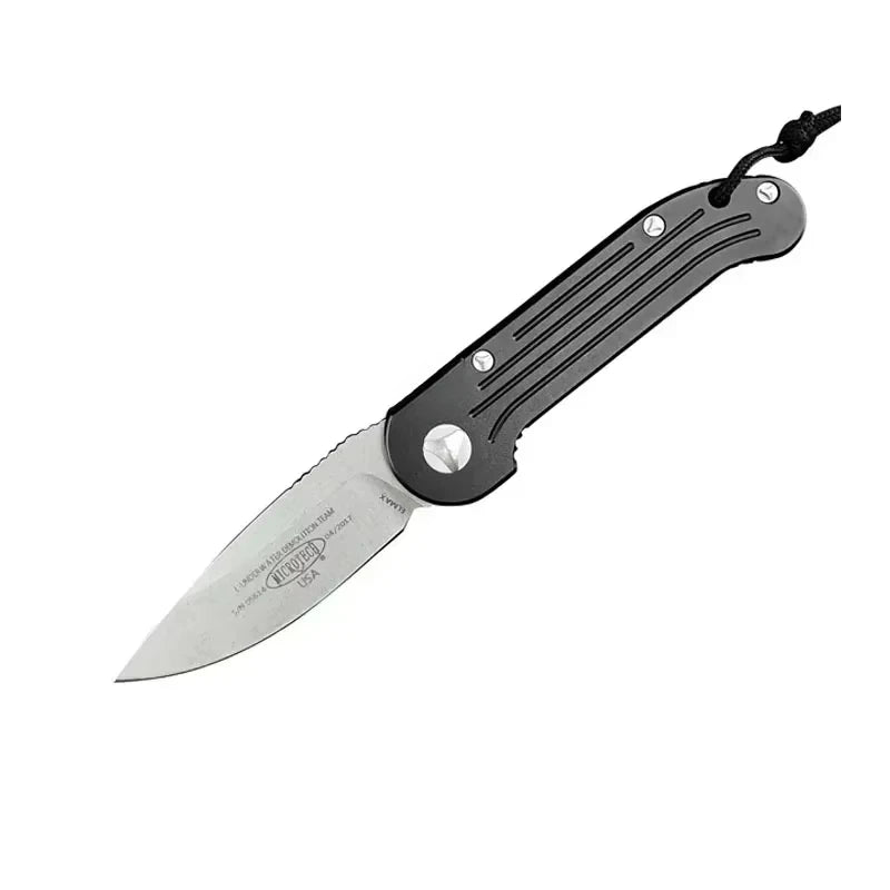 Micro Folding 135 Pocket Knife 8CR13 Blade Aluminium Alloy Handle Wilderness Camping Survial Knife EDC Tools Gift Knives for Men